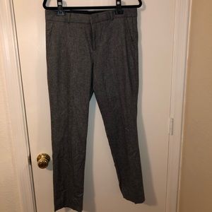 NWT Nova Fides Woven (Italy) Banana Republic Size 8 Grey Women's Dress Pant